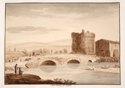 Ponte Lucano, o Lugano, 1883 da Agostino Tofanelli
